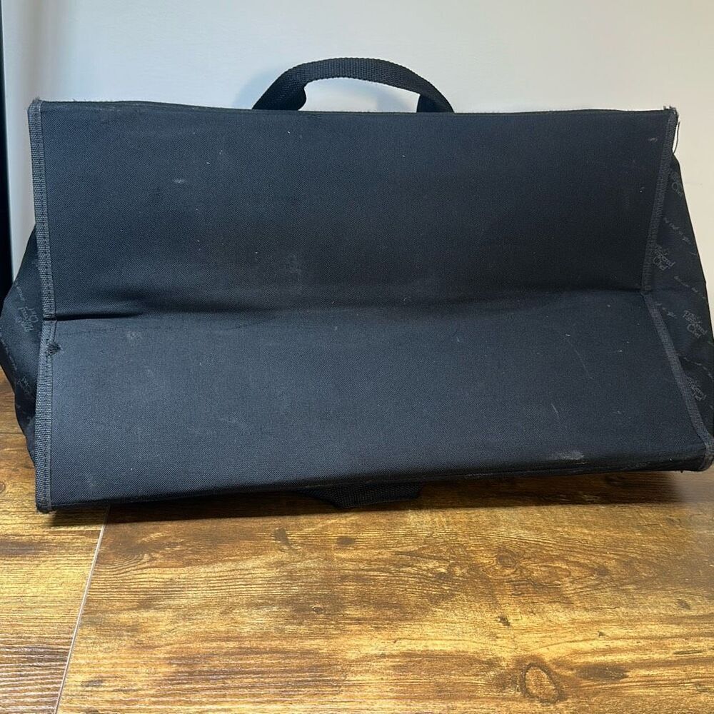 Pampered Chef Tote Traveler Black Consultant Bag Large Compartments Padded - Picture 7 of 14